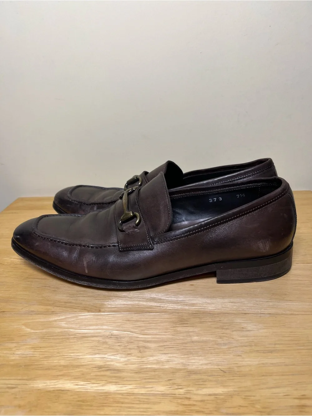 To Boot New York Berkshire Burnished Brown Calf Horse Bit Loafer Men’s Size 7.5